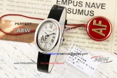 AF Clone Cartier Baignoire Swiss Quartz Silver Dial Stainless Steel Watch